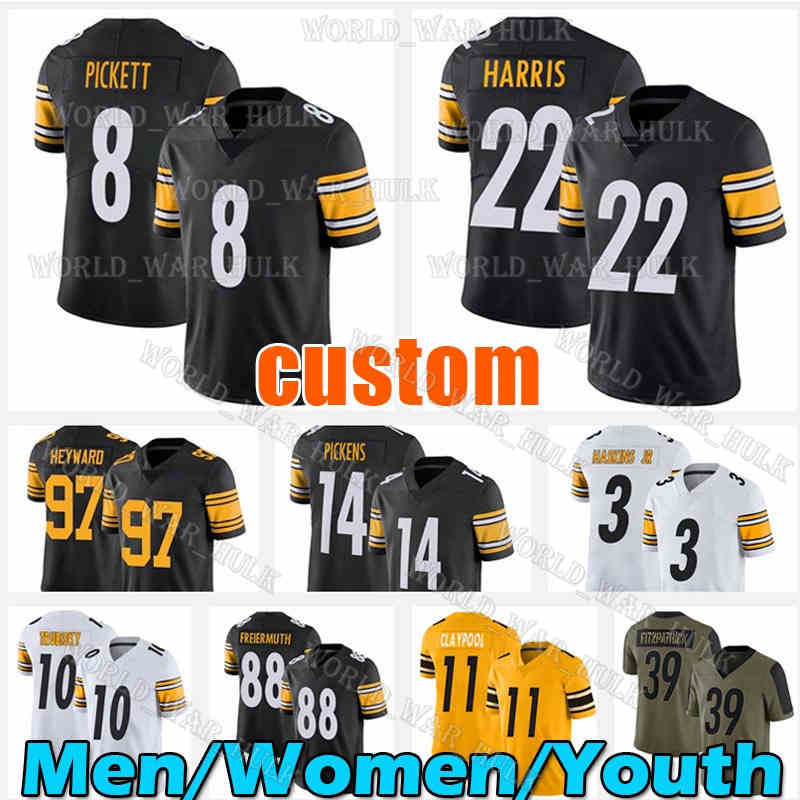 8 Kenny Pickett Jersey Najee Harris TJ Watt Minkah Fitzpatrick Cameron Heyward Trubisky George Pickens Pat Freiermuth Dwayne Haskins Jr, Women custom jersey(g r)
8 Kenny Pickett Jersey Najee Harris TJ Watt Minkah Fitzpatrick Cameron Heyward Trubisky George Pickens Pat Freiermuth Dwayne Haskins Jr, Women custom jersey(g r)