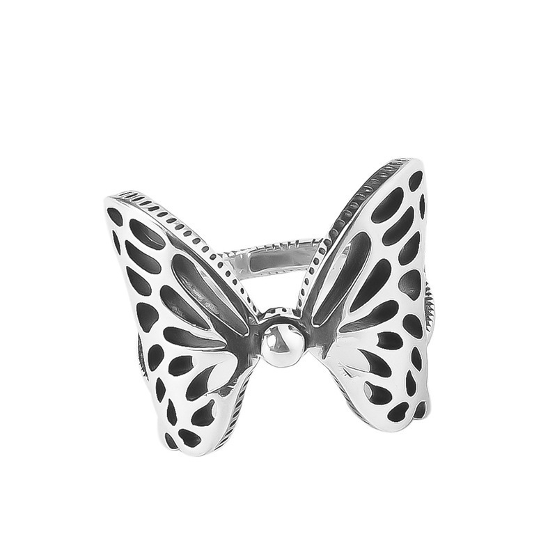 Cluster Rings 925 Sterling Silver Exaggerated Personality Hip Hop Retro Ladies Butterfly Ring Jewelry Women Party Gift
Cluster Rings 925 Sterling Silver Exaggerated Personality Hip Hop Retro Ladies Butterfly Ring Jewelry Women Party Gift
