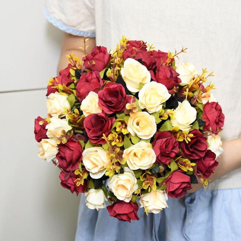 Wedding Flowers SexeMara Bouquet Handmade Artificial Flower Rose Buque Casamento Bridal For Decoration Ramos De NoviaWedding
Wedding Flowers SexeMara Bouquet Handmade Artificial Flower Rose Buque Casamento Bridal For Decoration Ramos De NoviaWedding