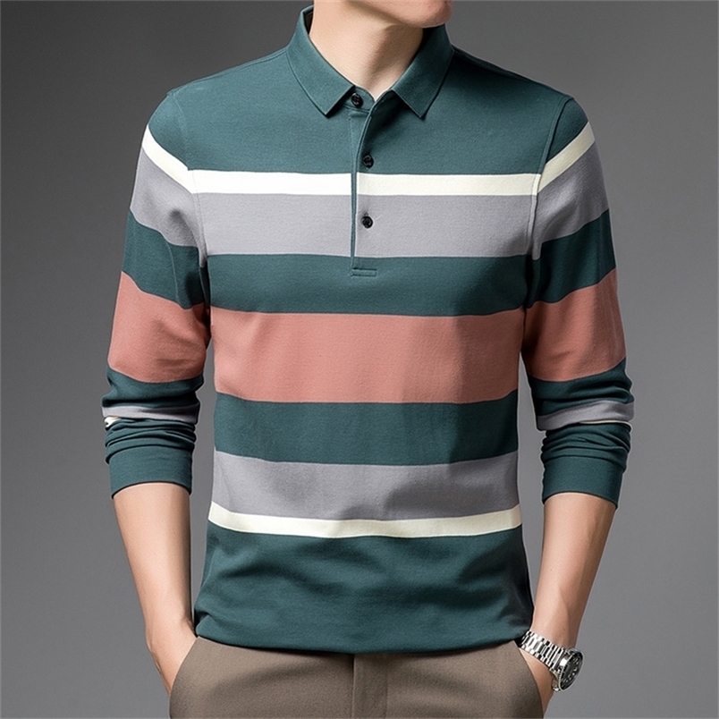 Ymwmhu Fashion 100% Cotton Polo Shirt for Men Long Sleeve Casual Mens Shirts Multi-color Streetwear Male Polo Shirts 220402, Green
Ymwmhu Fashion 100% Cotton Polo Shirt for Men Long Sleeve Casual Mens Shirts Multi-color Streetwear Male Polo Shirts 220402, Green