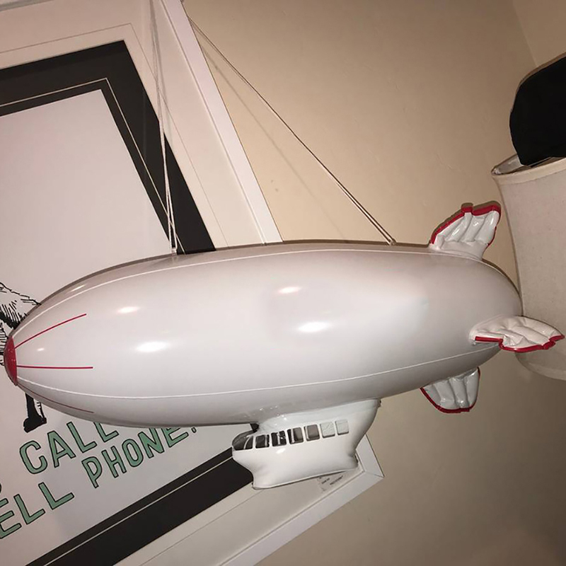 PVC Inflatable Airship Model Spaceship Toys for Kid Children Birthday Gift Inflatable Summer Outdoor Funny Toys 220621