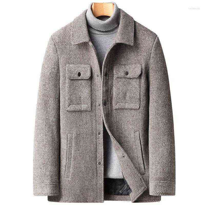 Men's Wool & Blends Winter Slim Fit Jackets Coat Casual Thick Warm Outerwear Men Clothing Fashion Big Pocket Overcoat Nell22 T220810, Grey
Men's Wool & Blends Winter Slim Fit Jackets Coat Casual Thick Warm Outerwear Men Clothing Fashion Big Pocket Overcoat Nell22 T220810, Grey