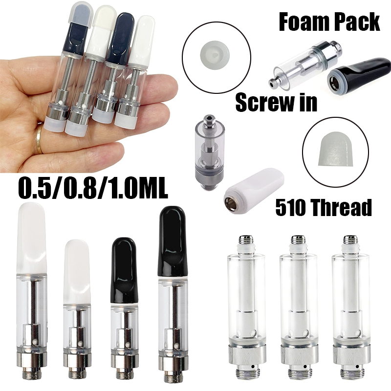 IN STOCK 1.0ml 0.8ml 0.5ml TH205 Atomizers Carts Empty Disposable Vape Pens Cartridges 510 Thread Glass Thick Vaporizers E Cigarettes With Foam Package
IN STOCK 1.0ml 0.8ml 0.5ml TH205 Atomizers Carts Empty Disposable Vape Pens Cartridges 510 Thread Glass Thick Vaporizers E Cigarettes With Foam Package
