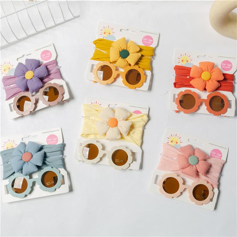 Hair Accessories 2pcs/Set Sun Flower Round Cute Baby Sunglasses For Boy Girls Toddler Lovely Headband Kids Headwear AccessoriesHair
Hair Accessories 2pcs/Set Sun Flower Round Cute Baby Sunglasses For Boy Girls Toddler Lovely Headband Kids Headwear AccessoriesHair