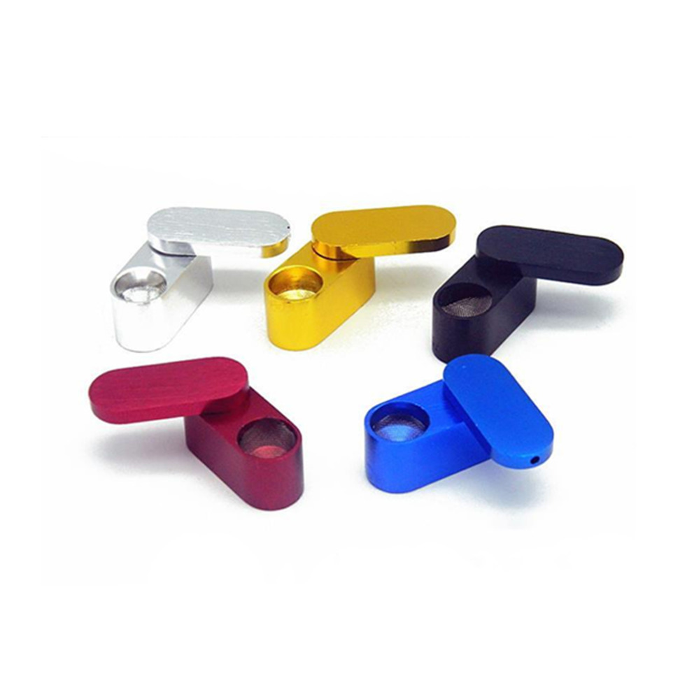 Rotary metal small pipe portable creative Mini double-layer metal folding pipe smoking set
Rotary metal small pipe portable creative Mini double-layer metal folding pipe smoking set