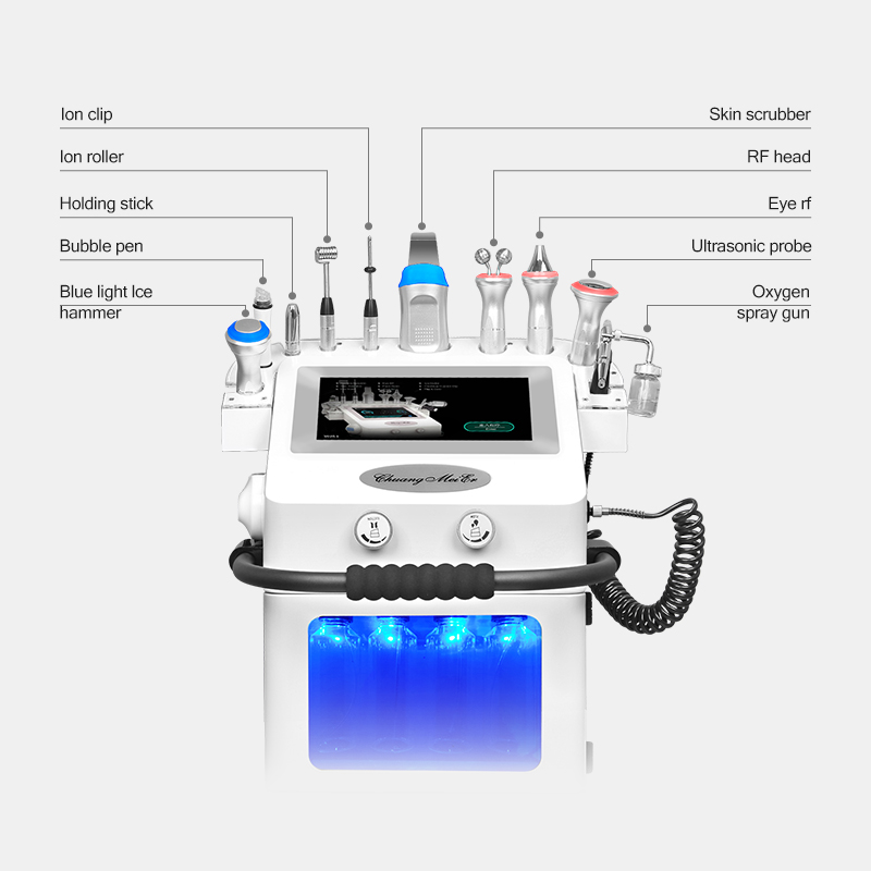 Microdermabrasion Oxygen Cleaning Water Jet Water Skin Grinding Machine For Skin Care