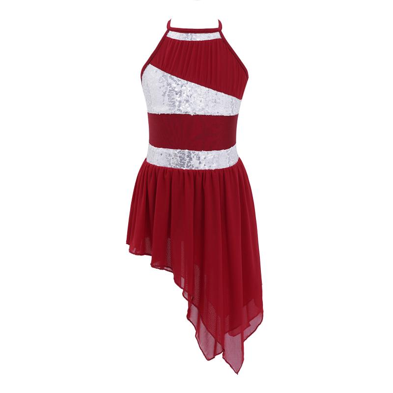 Girl's Dresses Children Halter Leotards Dance Dress Sleeveless Irregualr Hem 4-16Yrs Kids Girls Style Figure Ice Skating Leotard DressGirl's, Burgundy
Girl's Dresses Children Halter Leotards Dance Dress Sleeveless Irregualr Hem 4-16Yrs Kids Girls Style Figure Ice Skating Leotard DressGirl's, Burgundy