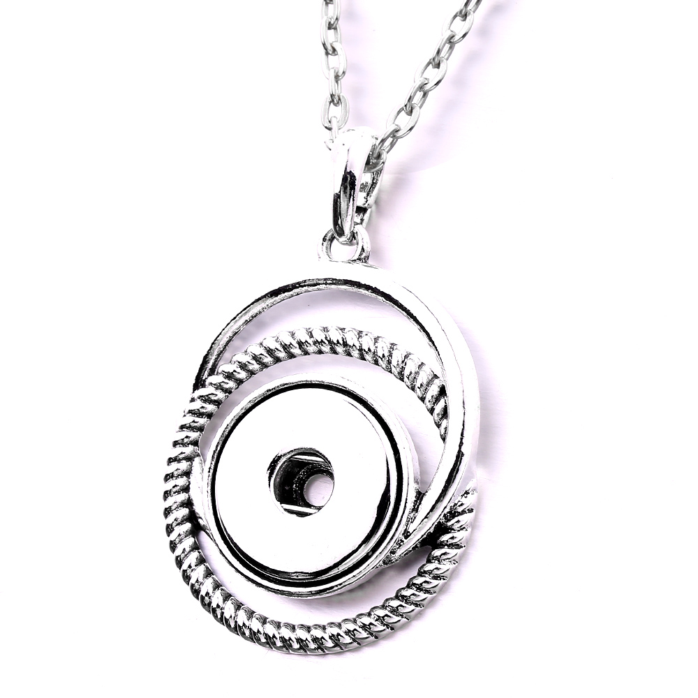 New Styles Snap Button necklace 18MM Ginger Snaps Buttons Tree butterfly Charms Necklaces for women jewelry