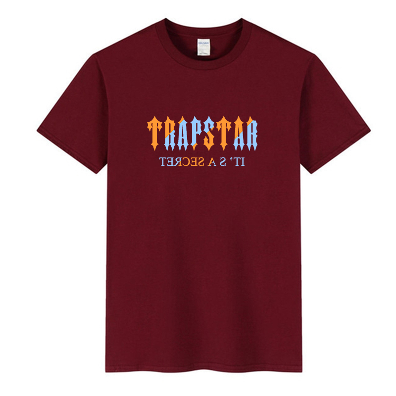 2022 New Men's Tee Shirt Sports Cotton T-Shirt Short Sleeve Trapstar Letter Print Loose Breathable Casual Wear Large Size, Navy blue
2022 New Men's Tee Shirt Sports Cotton T-Shirt Short Sleeve Trapstar Letter Print Loose Breathable Casual Wear Large Size, Navy blue