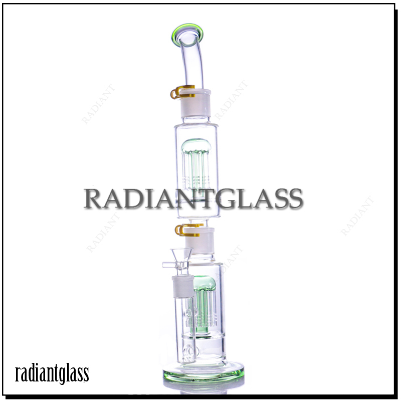 Hookahs 17.8 Inches Glass Bong Removable Double 8- Arm Tree Filter Glass Water Pipes Bong
Hookahs 17.8 Inches Glass Bong Removable Double 8- Arm Tree Filter Glass Water Pipes Bong