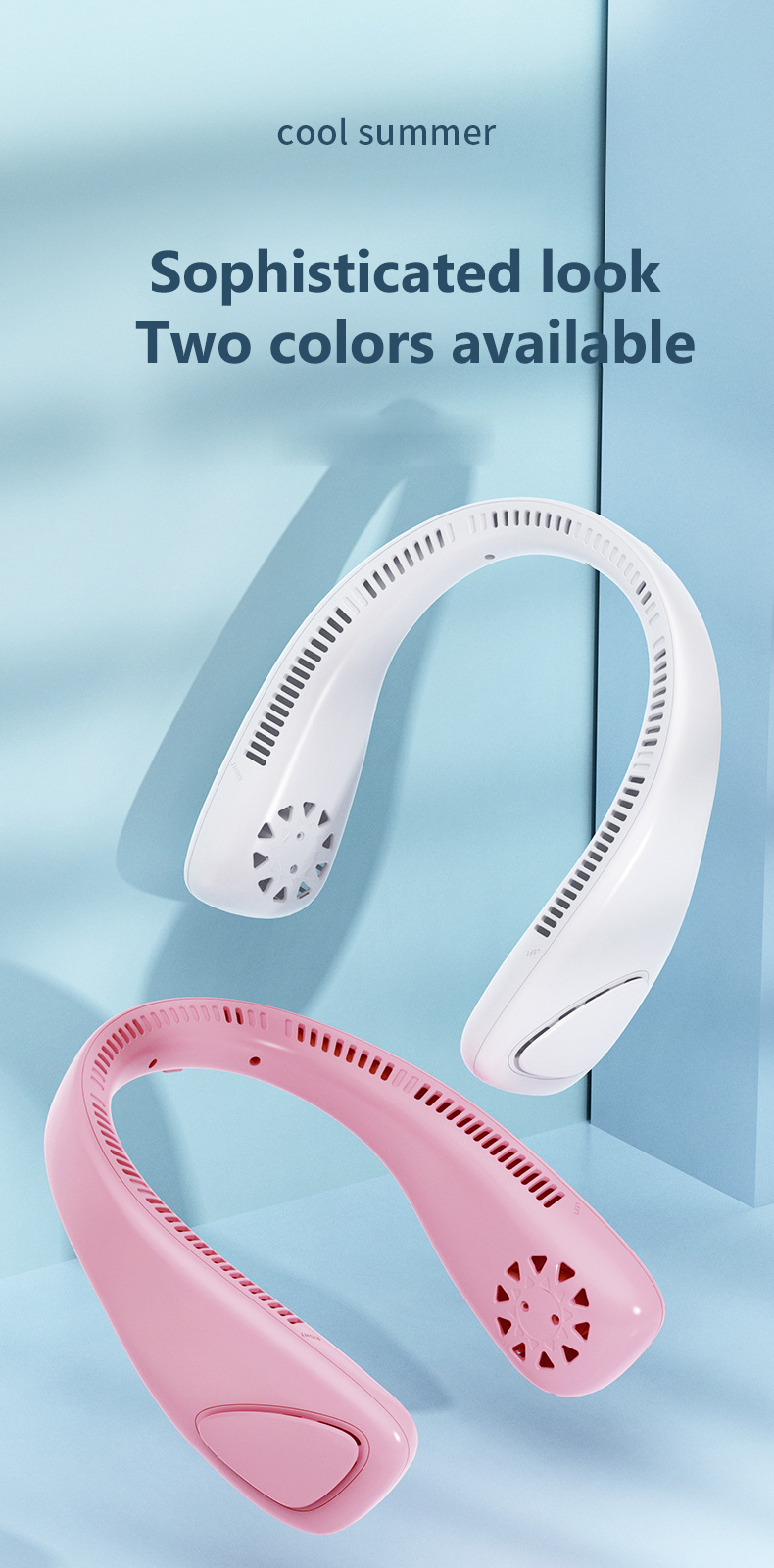 Hanging neck small fan portable air conditioner kitchen refrigeration mini bladeless fan USB charging long battery life
Hanging neck small fan portable air conditioner kitchen refrigeration mini bladeless fan USB charging long battery life