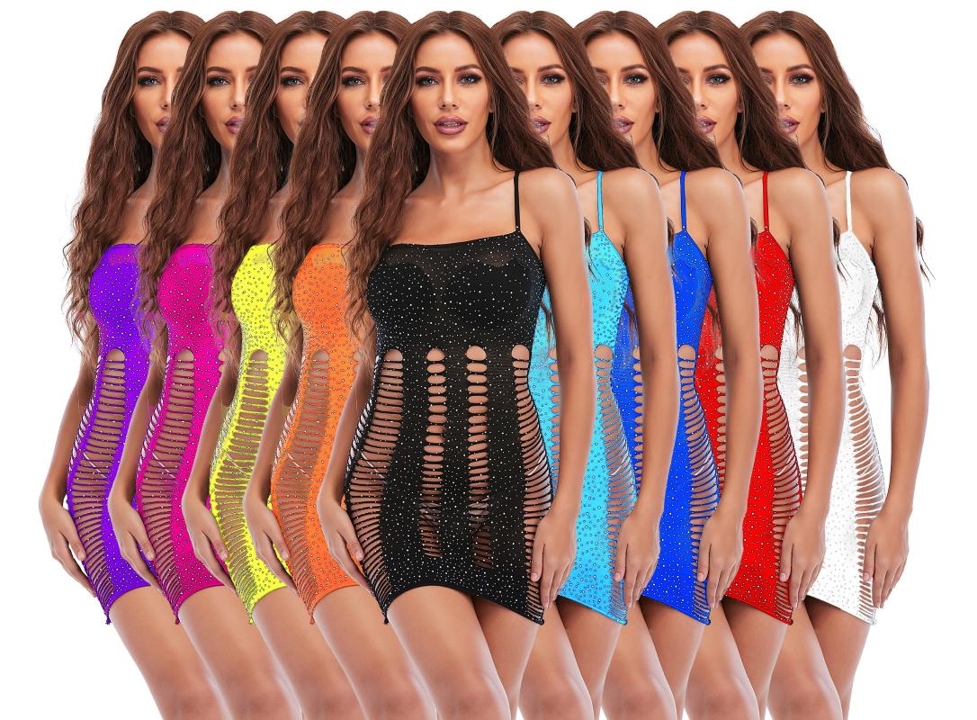 Bras Sets Fishnet Rhinestone Lingerie Crystal Dress Body Stocking Sexy Net BodystockingBras, Black
Bras Sets Fishnet Rhinestone Lingerie Crystal Dress Body Stocking Sexy Net BodystockingBras, Black