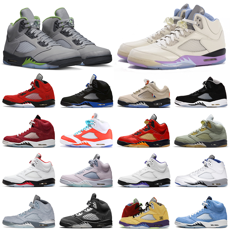 Jumpman 5 5s Men Basketball Shoes Easter Green Bean Racer Blue what the Mars For Her UNC Women Mens Trainers Outdoor Sports Sneakers, We the best purple
Jumpman 5 5s Men Basketball Shoes Easter Green Bean Racer Blue what the Mars For Her UNC Women Mens Trainers Outdoor Sports Sneakers, We the best purple