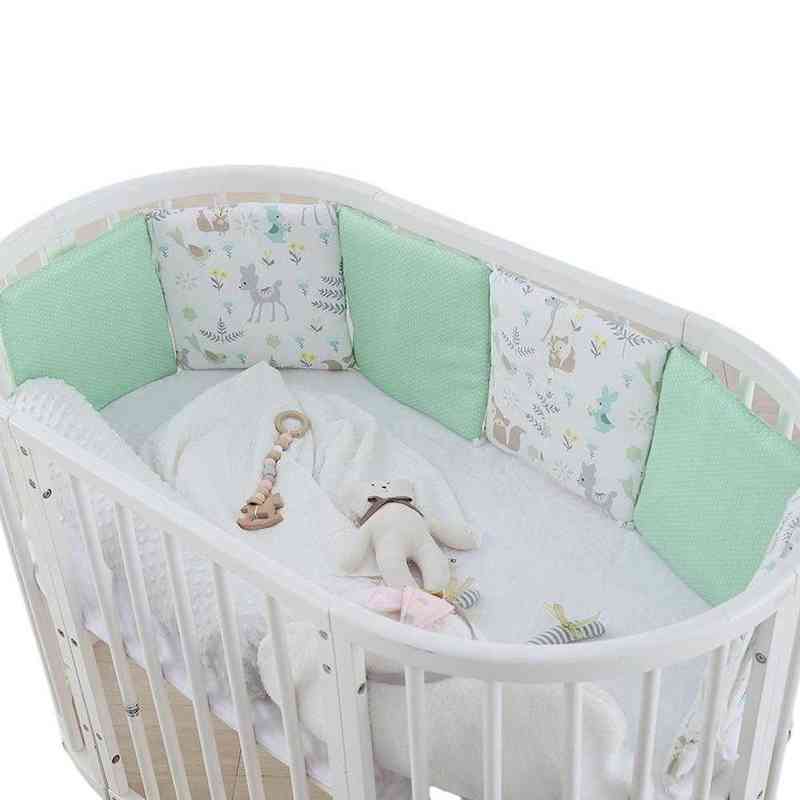 6Pcs Newborn Baby Bed Bumper In The Crib Cot Protector Baby Room Decoration Toddler Crib Bedding Infant Bumper Cot Cushion New G220421