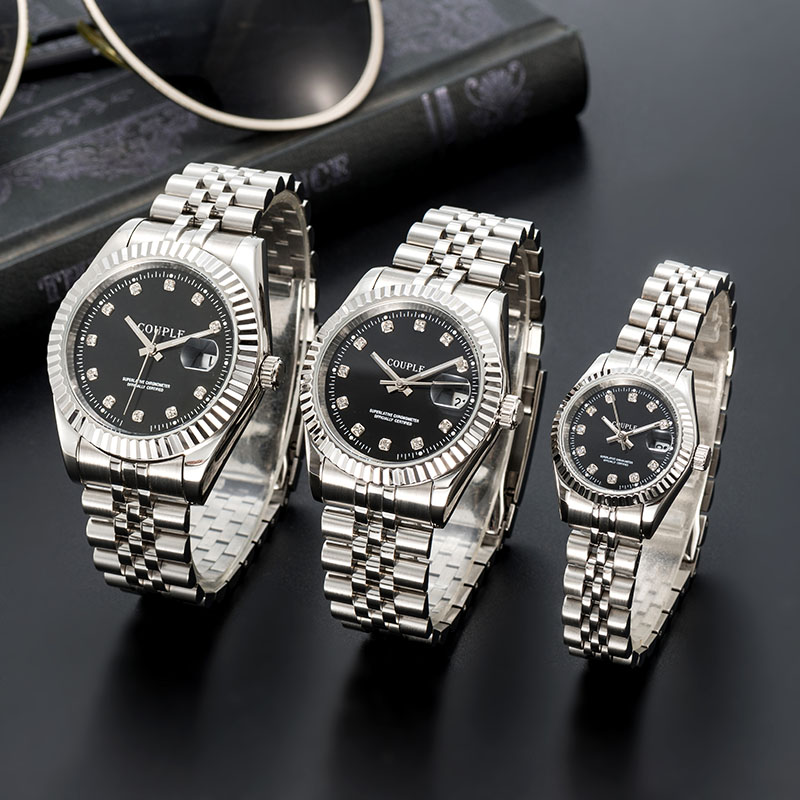 New luxury men's and women's Automatic watch 41/36/28MM stainless steel sapphire waterproof luminous couple watch