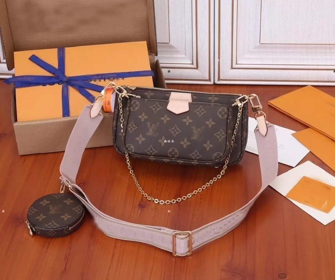 3 Pcs set Favorite Multi Pochette Messenger Bags Women Crossbody Purse Handbags Flowers Designers Shoulder Lady Leather bag LVs YSLs louiseity viutonity, Brown flower
3 Pcs set Favorite Multi Pochette Messenger Bags Women Crossbody Purse Handbags Flowers Designers Shoulder Lady Leather bag LVs YSLs louiseity viutonity, Brown flower