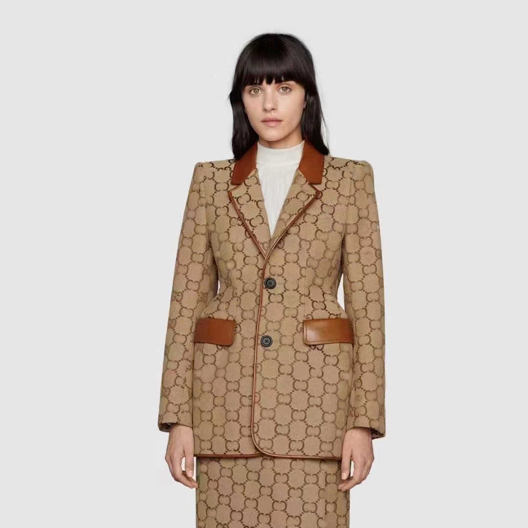 High Quality Medigo G Fashion Women Suit Designer Clothing Blazer Full Letter Spring New Tops, Brown
High Quality Medigo G Fashion Women Suit Designer Clothing Blazer Full Letter Spring New Tops, Brown