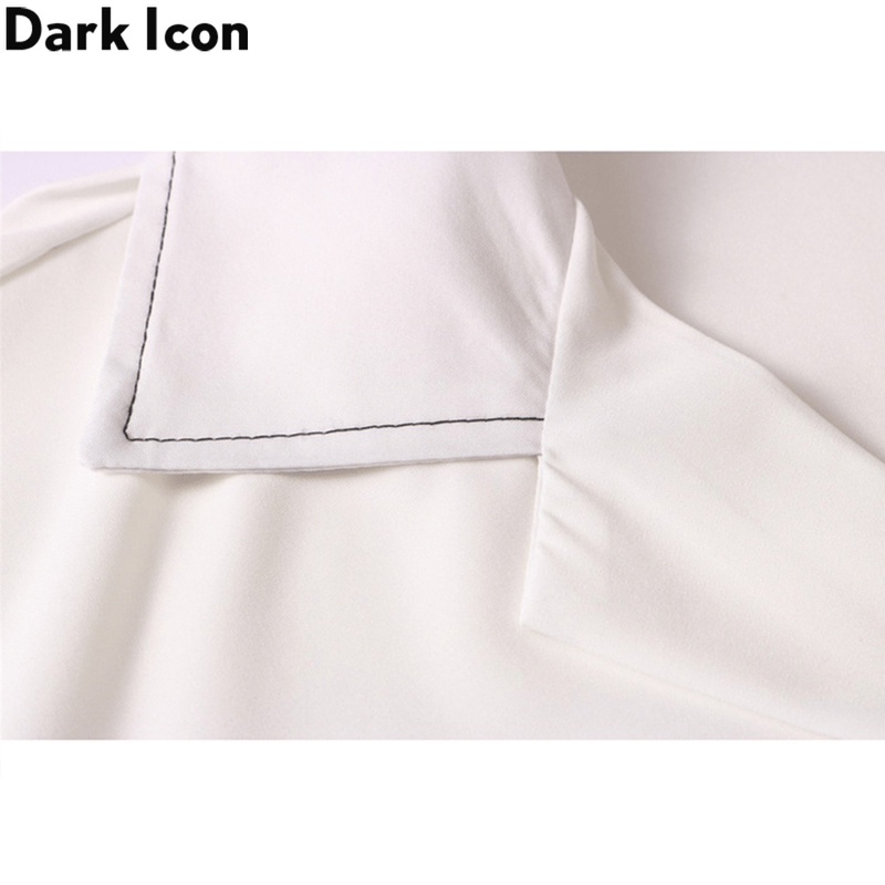 Dark Icon Hand Printed Hawaiian Shirt Men Summer White Polo Shirt Street Fashion Shirts for Man 220401