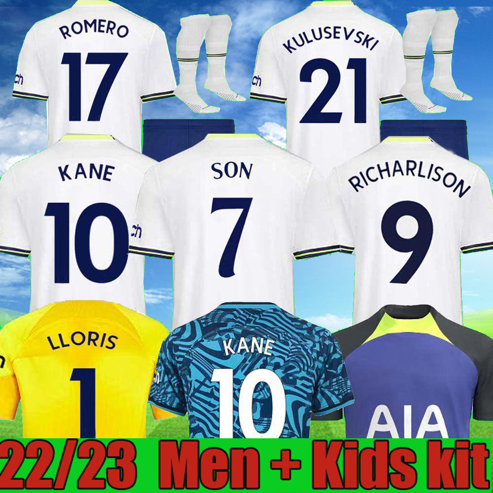 21 22 23 Spures SON BALE KANE TOTTENHAM soccer jersey HOJBJERG BERGWIJN KULUSEVSKI 2021 2022 2023 LUCAS ROMERO TOT football shirt BENTANCUR uniforms tops men kids kit, 22 23 home epl
21 22 23 Spures SON BALE KANE TOTTENHAM soccer jersey HOJBJERG BERGWIJN KULUSEVSKI 2021 2022 2023 LUCAS ROMERO TOT football shirt BENTANCUR uniforms tops men kids kit, 22 23 home epl