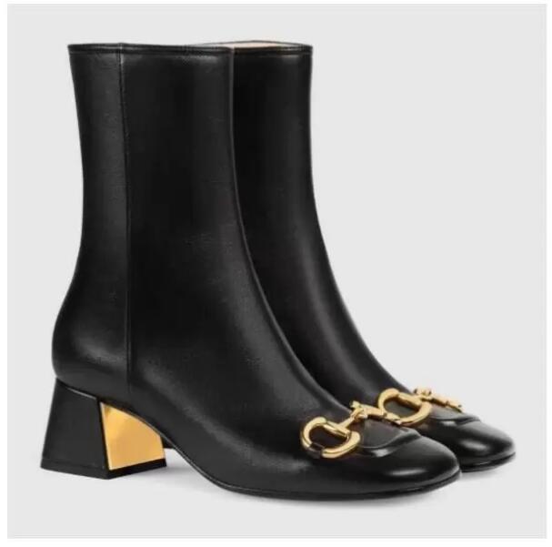 Winter Horsebit Ankle Boot Women's Gold-toned Square Toe White Black Leather Boots Lady Bottes Famous Party Wedding Martin Combat Booties
Winter Horsebit Ankle Boot Women's Gold-toned Square Toe White Black Leather Boots Lady Bottes Famous Party Wedding Martin Combat Booties