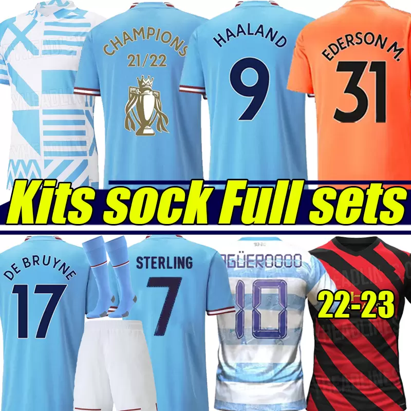 21/22/23 HAALAND Soccer Jerseys GREALISH STERLING MANS CITIES MAHREZ fans player version DE BRUYNE FODEN MENDY Agueroooo 2022 2023 football tops shirt kids kit sets, Mancheng 22-23 away
21/22/23 HAALAND Soccer Jerseys GREALISH STERLING MANS CITIES MAHREZ fans player version DE BRUYNE FODEN MENDY Agueroooo 2022 2023 football tops shirt kids kit sets, Mancheng 22-23 away