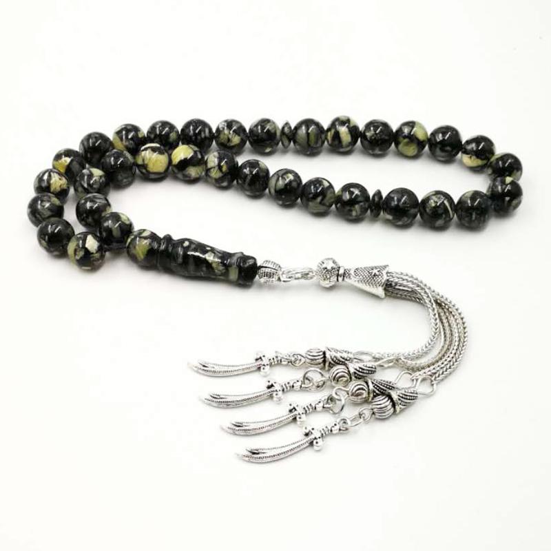 Beaded Strands Black Resin Tasbih Ramadan Gift Man's Rosary Muslim Luxurious Bracelet Eid Tesbih 33 Beads Fragrant MisbahaBeaded
Beaded Strands Black Resin Tasbih Ramadan Gift Man's Rosary Muslim Luxurious Bracelet Eid Tesbih 33 Beads Fragrant MisbahaBeaded