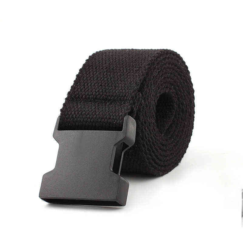 New Canvas Automatic Buckle Belt Women Men Fashion Nylon Plastic Buckle Belts Female Jeans Dress Brand Design Waistband 2022 Y220521, Black
New Canvas Automatic Buckle Belt Women Men Fashion Nylon Plastic Buckle Belts Female Jeans Dress Brand Design Waistband 2022 Y220521, Black