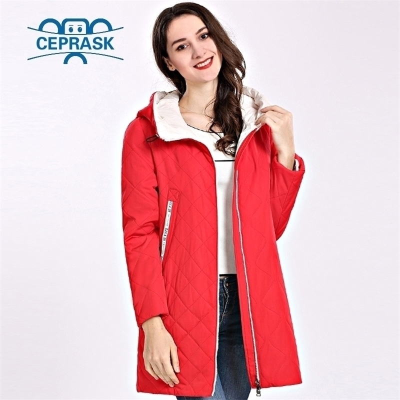 Spring Autum Womens Parka Coat Thin Women Jackets Long Plus Size Hooded High Quality Warm Cotton Coats CEPRASK Padded 201201, Daek blue
Spring Autum Womens Parka Coat Thin Women Jackets Long Plus Size Hooded High Quality Warm Cotton Coats CEPRASK Padded 201201, Daek blue