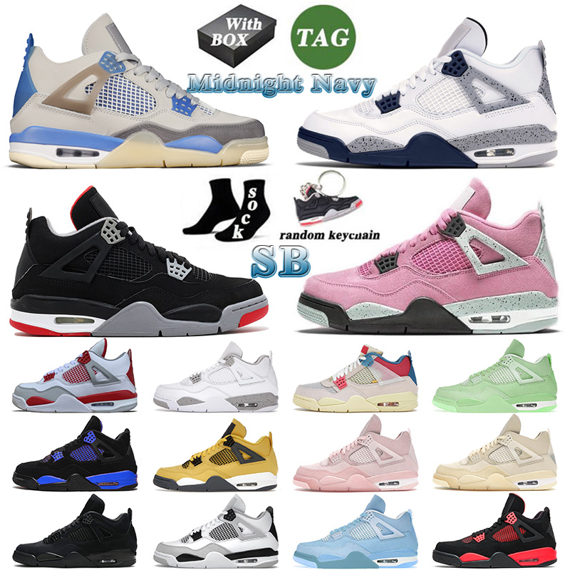 New Jorda 4 4s Jorden Jumpman Mens Womens Basketball Shoes Jorden4s Midnight Navy Sail Pink Sb Bred Military Black Cat Cactus Jack Neon Sneakers Trainers Big Size 13, 36-47 new bred
New Jorda 4 4s Jorden Jumpman Mens Womens Basketball Shoes Jorden4s Midnight Navy Sail Pink Sb Bred Military Black Cat Cactus Jack Neon Sneakers Trainers Big Size 13, 36-47 new bred
