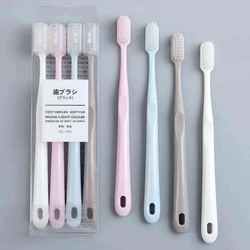 Toothbrush 3/4pcs Toothbrushes Japanese&korean Adult Macaron Toothbrush Small Wide Head Ultra-soft Bristle for Sensitive Teeth 0511
Toothbrush 3/4pcs Toothbrushes Japanese&korean Adult Macaron Toothbrush Small Wide Head Ultra-soft Bristle for Sensitive Teeth 0511