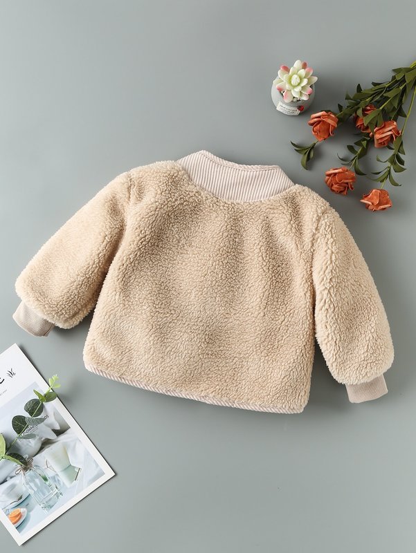 Toddler Boys Dual Pocket Flannel Coat SHE