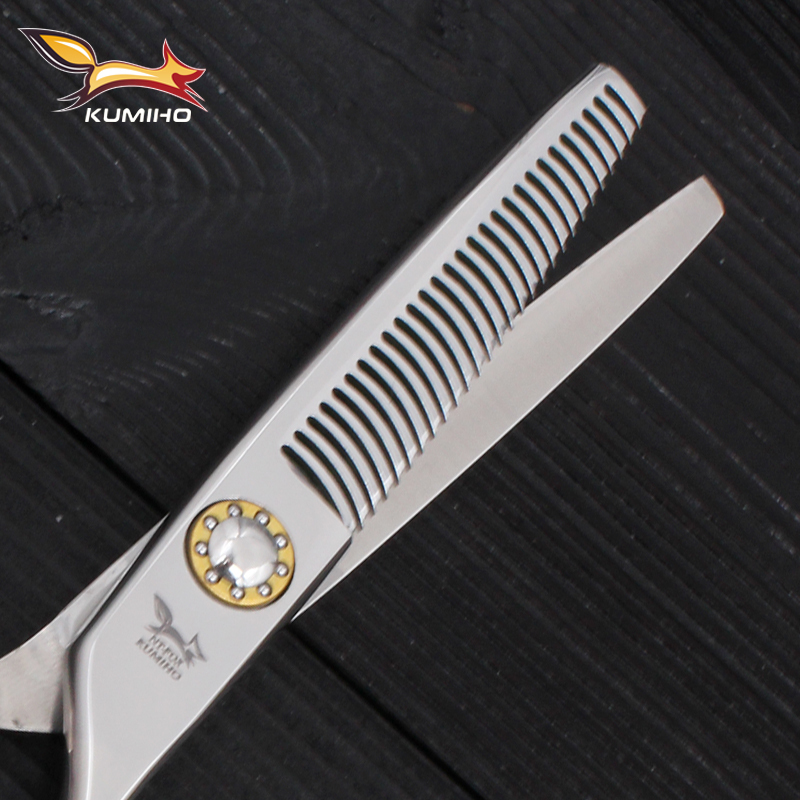 KUMIHO Japanese hair scissors professional dressing with big bearing screw cutting and thinning 220317
