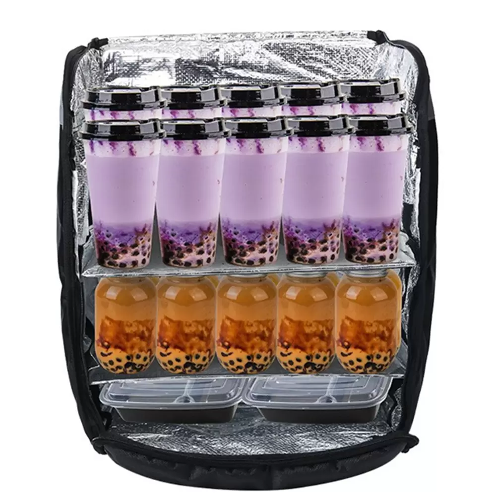 Professional Bags 48 L Takeaway Backpack Type Insulation Delivery Pack Pizza Ice Bag Food Refrigerated Box Insulated Package Waterproof Suit