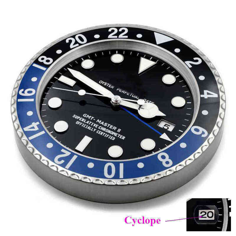 Metal Art Cyclops Wall Clock Watch Clocks Home Decor Luxury Design Wall Clock on The Wall Glass Gift G220512140772122145512750