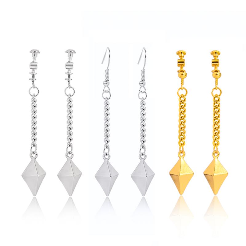 Dangle & Chandelier Anime X Earrings Gold Silver Color Geometric Pendant Long For Women Men Cosplay Jewlery Accessories 
Dangle & Chandelier Anime X Earrings Gold Silver Color Geometric Pendant Long For Women Men Cosplay Jewlery Accessories