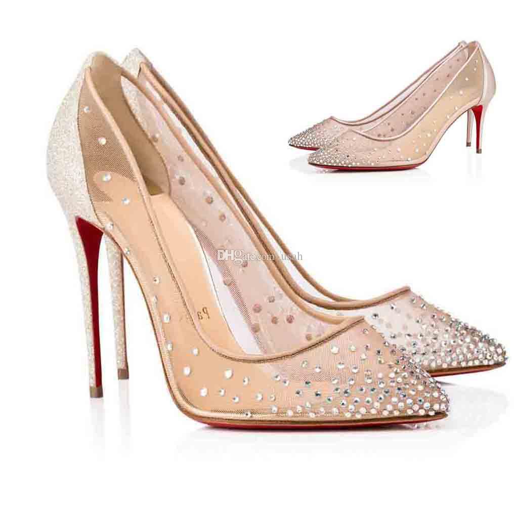Christians Luxurys Designers Mesh rhinestone Shoes For Women Heels Wedding Party Dress Woman Pumps Sandals Red Bottoms High Heel Follies Bqe
Christians Luxurys Designers Mesh rhinestone Shoes For Women Heels Wedding Party Dress Woman Pumps Sandals Red Bottoms High Heel Follies Bqe