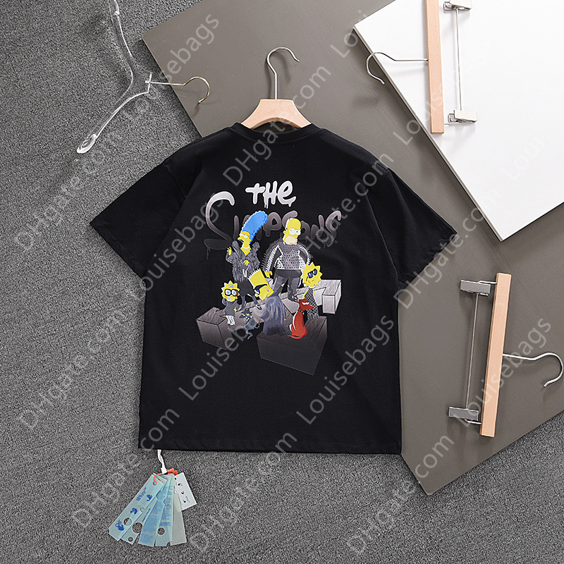 Trendy Spring Summer Ow Simpsons a Loose Short Sleeved T shirt for Men and Women, White
Trendy Spring Summer Ow Simpsons a Loose Short Sleeved T shirt for Men and Women, White
