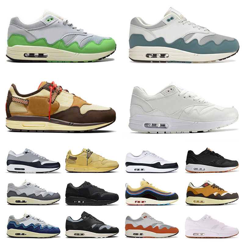 Patta Waves 1 87 Designer Running Shoes For Mens Womens Green Triple Black White Gum Brown Monarch Noise Aqua Brown Sean Wotherspoon Trainers Runner Sports Sneakers, B12 white gum 36-45
Patta Waves 1 87 Designer Running Shoes For Mens Womens Green Triple Black White Gum Brown Monarch Noise Aqua Brown Sean Wotherspoon Trainers Runner Sports Sneakers, B12 white gum 36-45