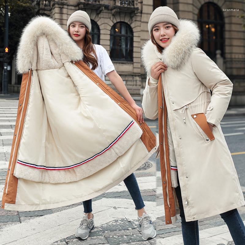 Women' Down & Parkas 2022 Winter Cotton Coat Jacket Women Large Fur Collar Warm Hooded Long Thickness Snow Overcoat Kare22, Khaki
Women' Down & Parkas 2022 Winter Cotton Coat Jacket Women Large Fur Collar Warm Hooded Long Thickness Snow Overcoat Kare22, Khaki