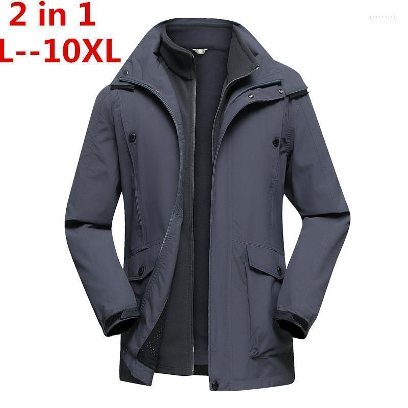 Men's Down & Parkas 6XL Plus 10XL 8XL 7XL Waterproof Jacket Men Warm 2 In 1 Windproof Detachable Hood Winter Coat Large Big Size1 Guin22, Gray
Men's Down & Parkas 6XL Plus 10XL 8XL 7XL Waterproof Jacket Men Warm 2 In 1 Windproof Detachable Hood Winter Coat Large Big Size1 Guin22, Gray
