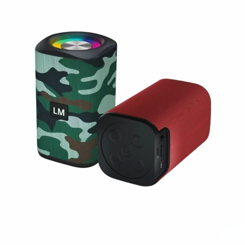 LM-883 round Mini Speaker Led Seven-Color Lights Bluetooth Audio(The logistics price Pls Contact us)