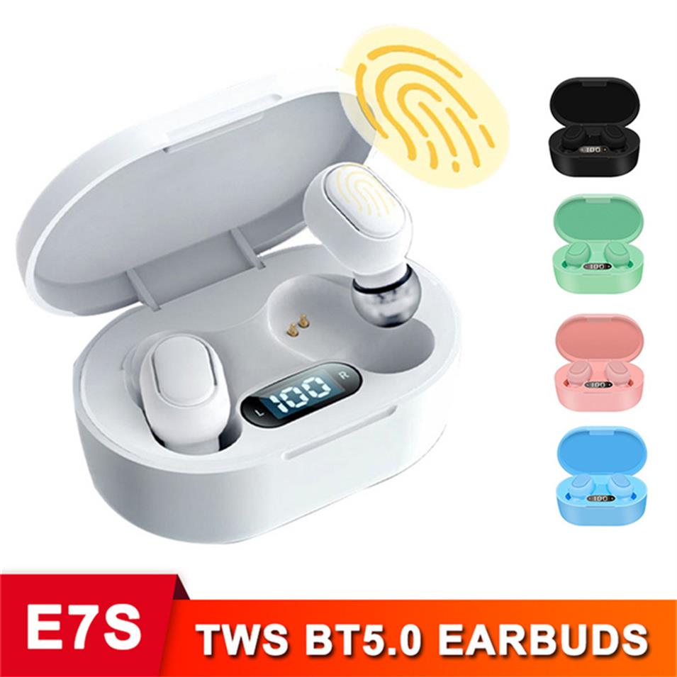 E7S TWS Black Ear Bud True Wireless Bluetooth Earphones Touch Control Water proof Stereo in-Ear Headphones with charge case Built-308F, Green
E7S TWS Black Ear Bud True Wireless Bluetooth Earphones Touch Control Water proof Stereo in-Ear Headphones with charge case Built-308F, Green