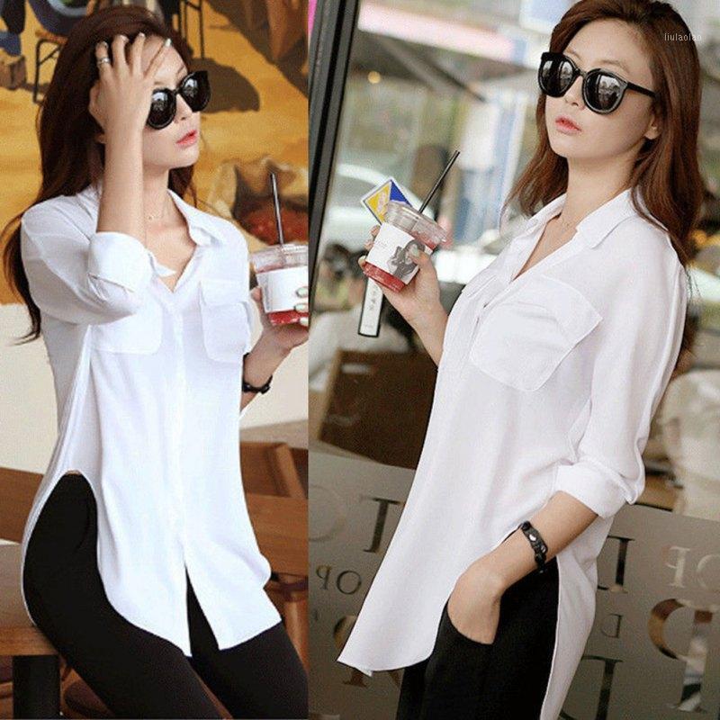 Women Blouse Blusas Mujer De Moda 2022 Long Sleeve Chiffon Poket Shirt Loose Befree Casual Womens Tops And Blouses Women' & Shirts, White
Women Blouse Blusas Mujer De Moda 2022 Long Sleeve Chiffon Poket Shirt Loose Befree Casual Womens Tops And Blouses Women' & Shirts, White