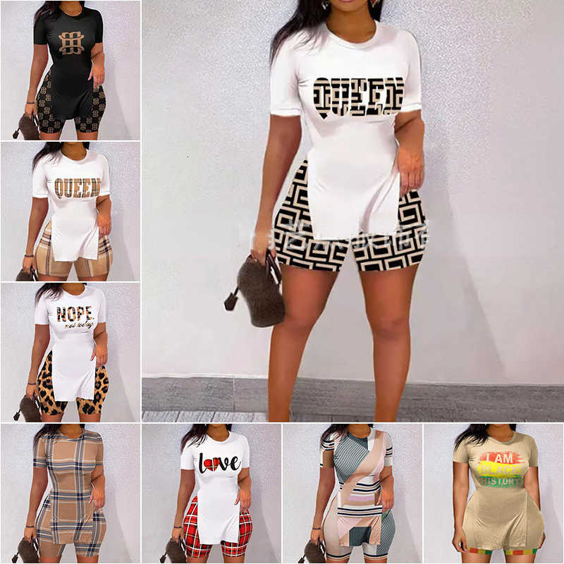 Shirt Printed Pants Set Designer T 2022 Womens Short Sleeve Shorts Two Pieces Outfits Sportswear Summer Ladies Matching Sets, Love leopard
Shirt Printed Pants Set Designer T 2022 Womens Short Sleeve Shorts Two Pieces Outfits Sportswear Summer Ladies Matching Sets, Love leopard