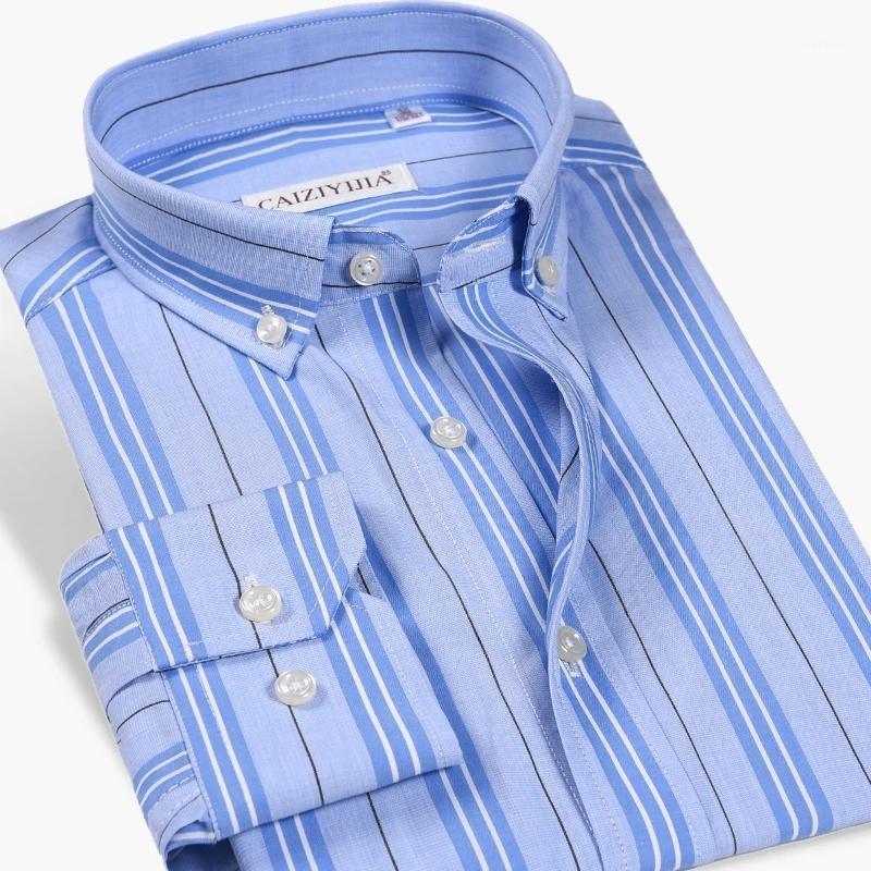 Men's Cotton Striped Button Cuff Dress Shirts Pocket-less Design Contrast Colors Casual Standard-fit Long Sleeve Shirt, Czyj6523c
Men's Cotton Striped Button Cuff Dress Shirts Pocket-less Design Contrast Colors Casual Standard-fit Long Sleeve Shirt, Czyj6523c