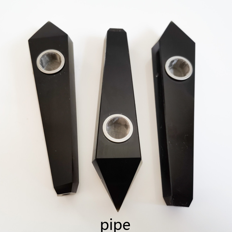 Refined smoke pipe Obsidian hexagonal prism pipe simple fashion cigarette holder characteristic crystal suction pipe
Refined smoke pipe Obsidian hexagonal prism pipe simple fashion cigarette holder characteristic crystal suction pipe