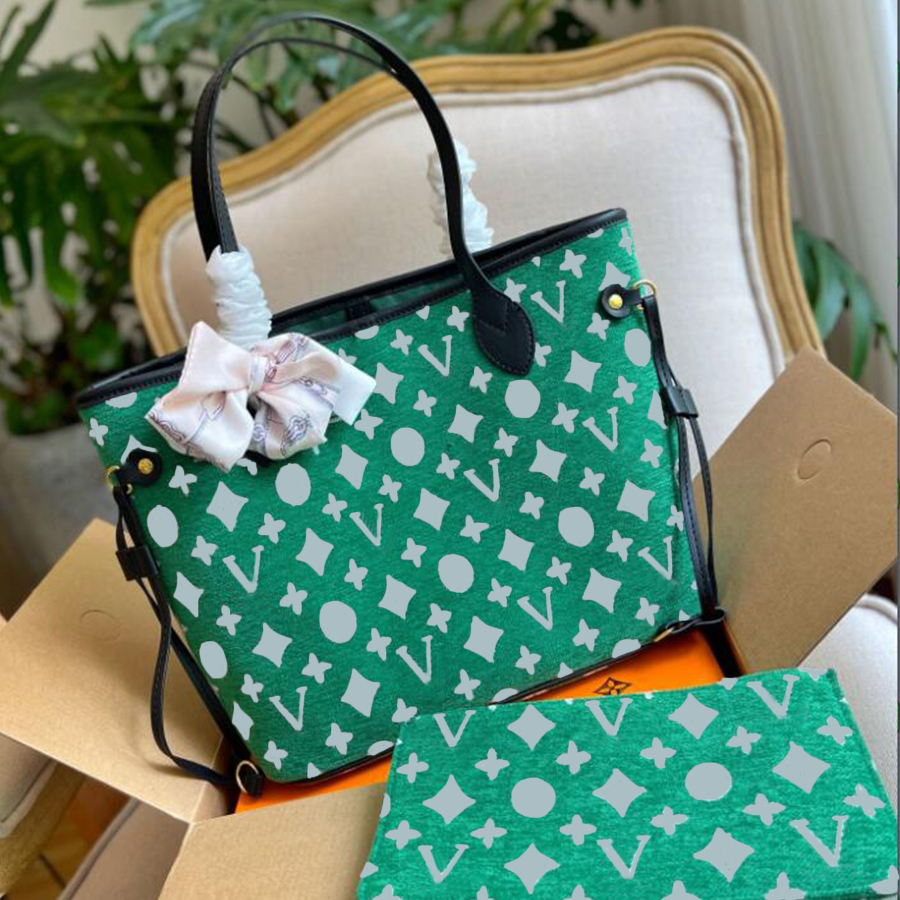 HBP Totes Handbags ONTHEGO PM MM GM Messenger Cosmetic Bag Luxuries Designer Handbag Backpack never Women full Tote Purses Geuine Leather Clutch