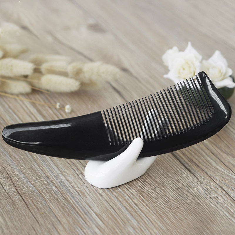 Horn Comb Hair Care Wide Tooth Pettine No Knot Scalp Massage Comb
