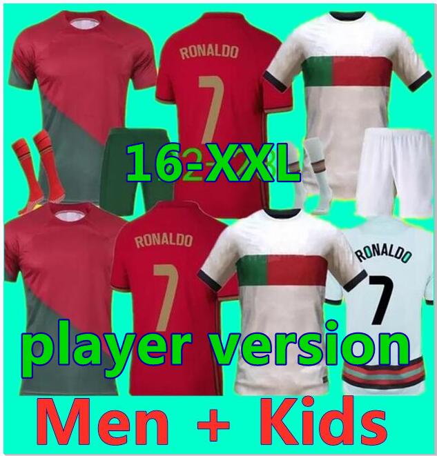 22 23 Portuguesa JOAO FELIX soccer jerseys RUBEN NEVES BRUNO RONALDO FERNANDES Portugieser 2022 player version football shirt Men Kids kit sets DIOGO J. OTAVIO
22 23 Portuguesa JOAO FELIX soccer jerseys RUBEN NEVES BRUNO RONALDO FERNANDES Portugieser 2022 player version football shirt Men Kids kit sets DIOGO J. OTAVIO