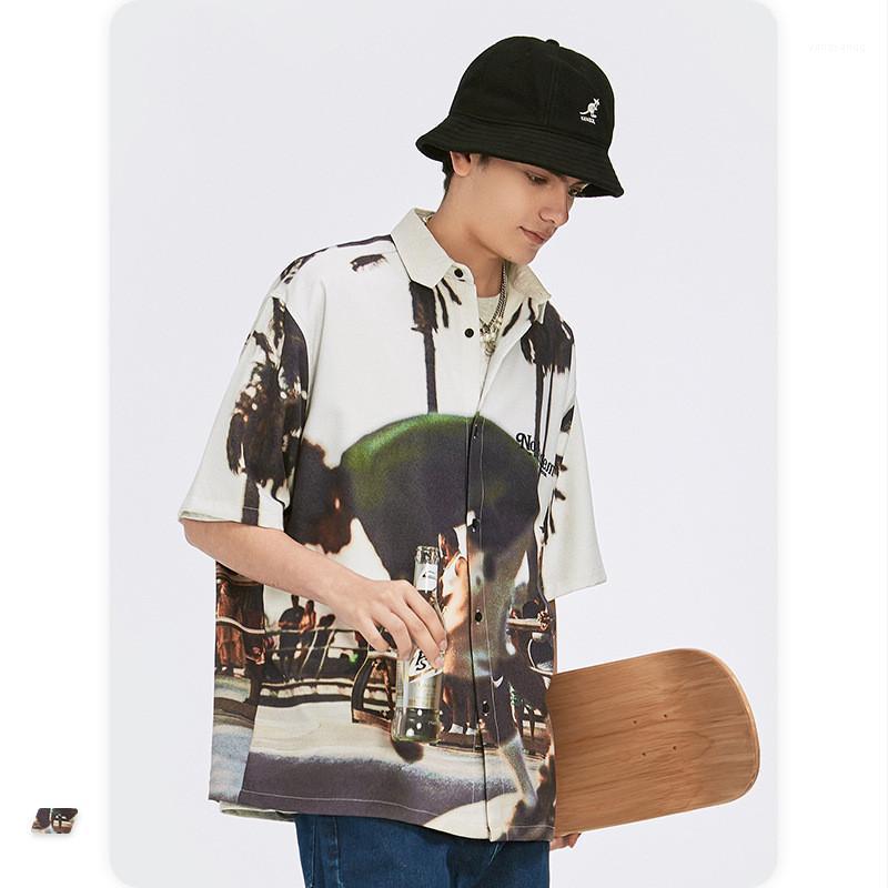 Men' Casual Shirts Summer Short Sleeve Shirt Printed 3D Characters Loose All-Match Streetwear High Quality Tops In 2022, Picture color
Men' Casual Shirts Summer Short Sleeve Shirt Printed 3D Characters Loose All-Match Streetwear High Quality Tops In 2022, Picture color